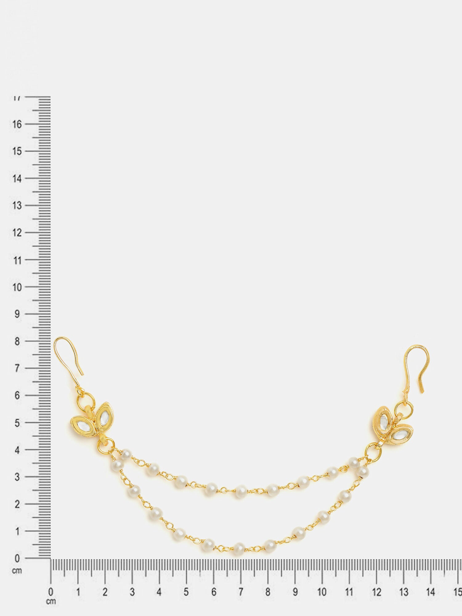 Ruby Raang Pearl Hair Jewellery - Distacart