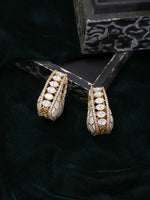 Thumbnail for Ruby Raang Gold Polished Multicolour White Kundan Loops