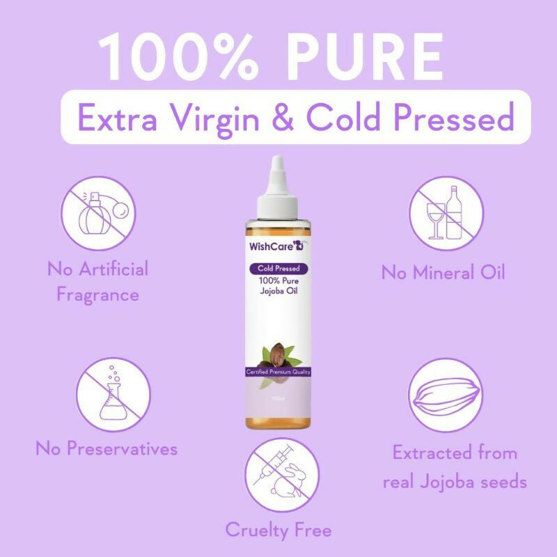Wishcare Pure & Natural Moroccan Argan Oil & Unrefined Jojoba Oil Combo - Distacart