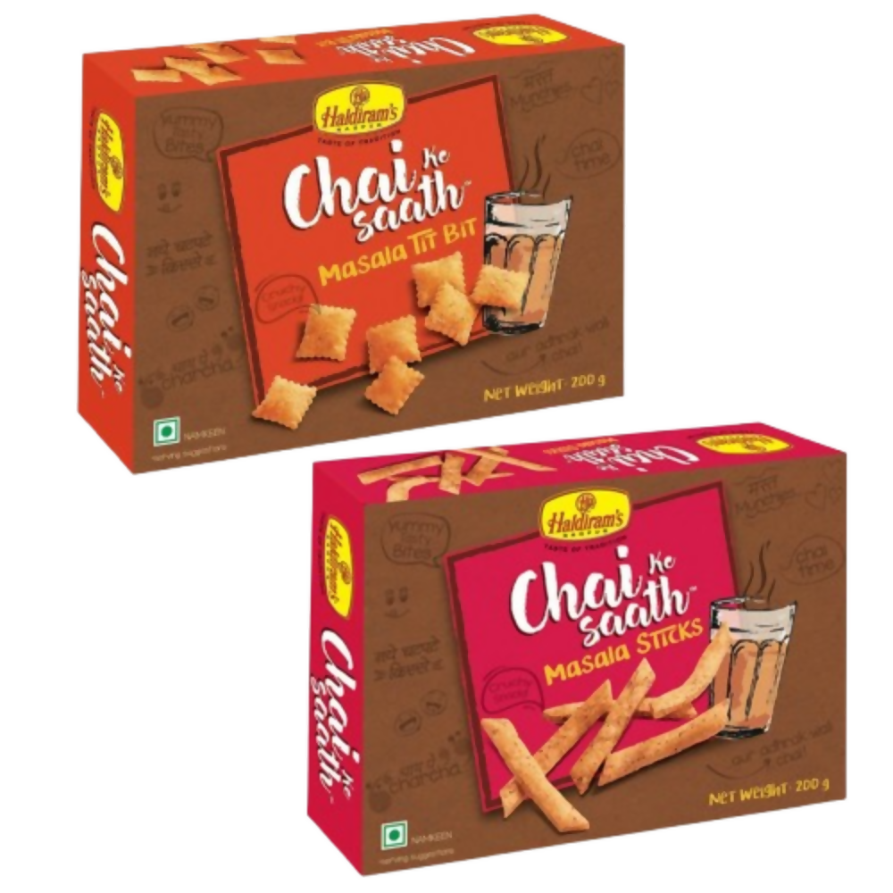Haldiram's Masala Tit Bit & Masala Sticks - Distacart