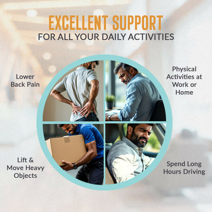 Orth-rem Back Support Brace For Men & Women Lower Back Pain Relief Belt - Distacart