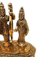 Thumbnail for Giftnagri Lord Ram Darbar Idol Metal Showpiece Hindu Religious Idols - Distacart