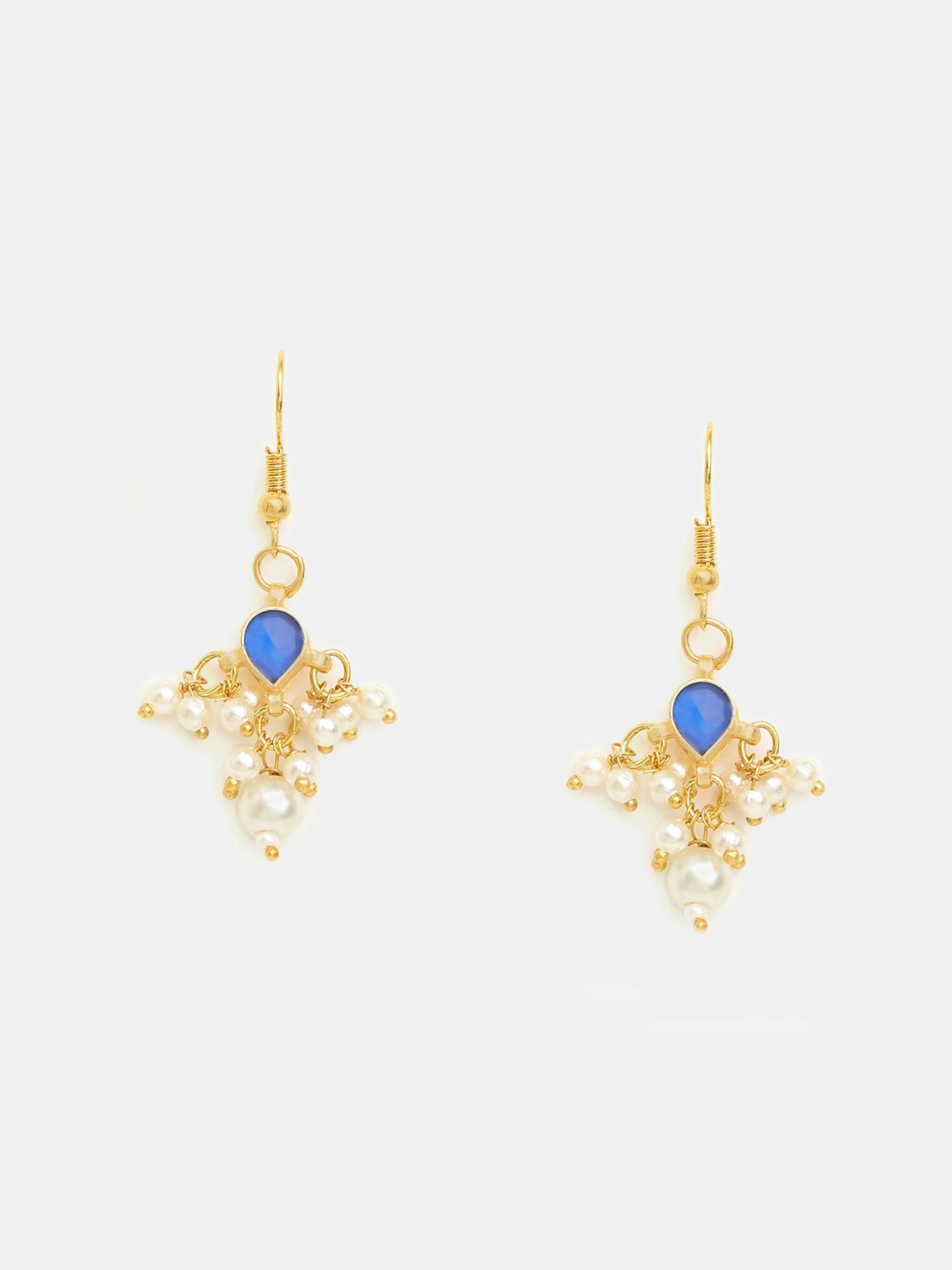 Ruby Raang Neel Noor Earrings Set - Distacart