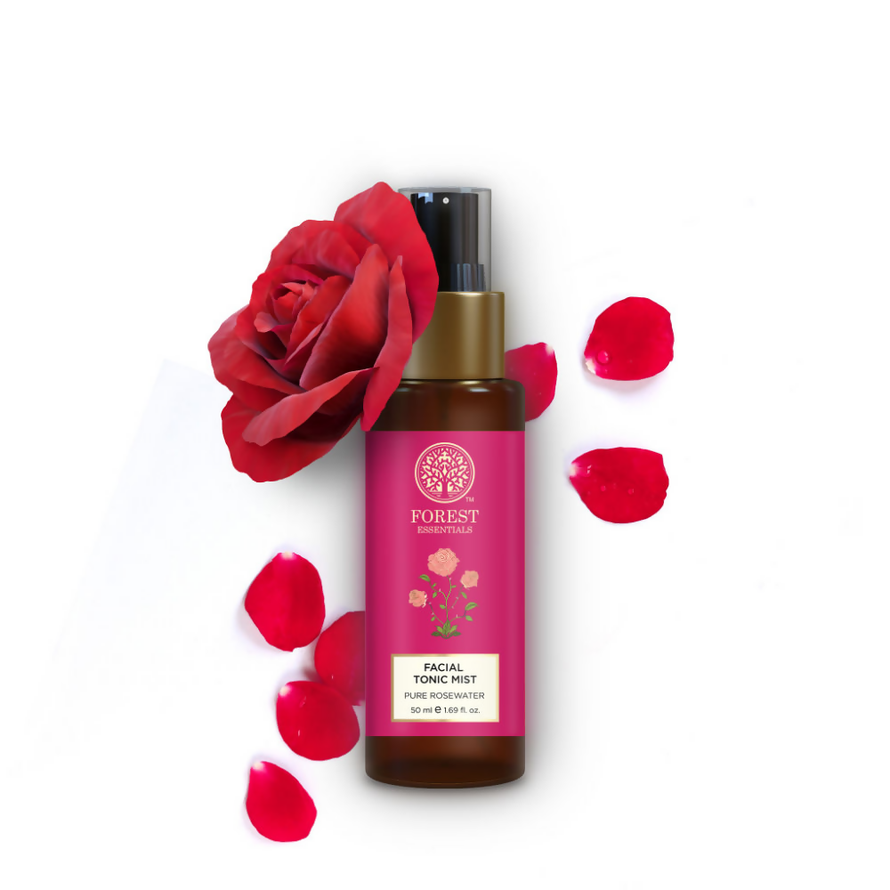 Forest Essentials Facial Tonic Mist Pure Rosewater - Distacart