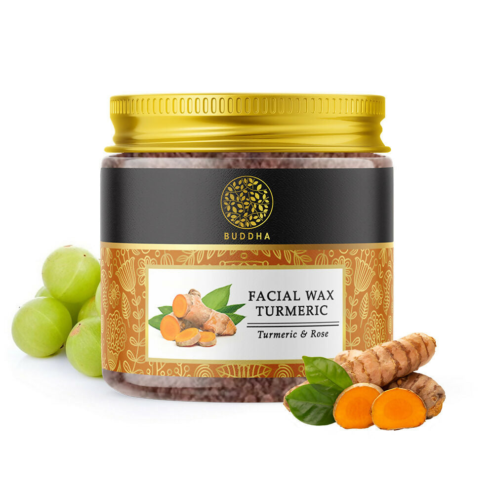 Buddha Natural Facial Wax Powder with Turmeric - Distacart