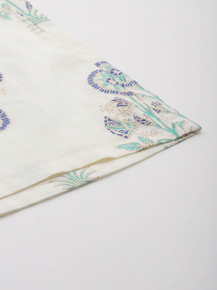 Ahalyaa Women's Traditional Wear Co-ods - Off White - Distacart