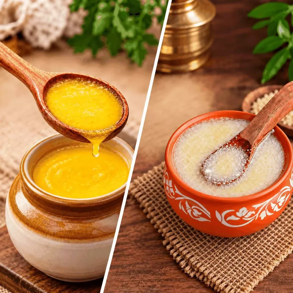 Tenali Ruchulu - A2 Desi Buffalo Ghee + A2 Desi Cow Ghee
