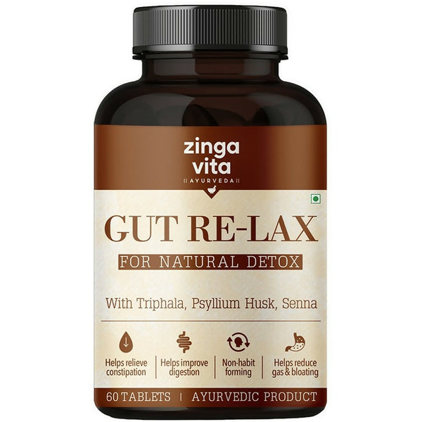 Zingavita Gut Re-Lax Tablets for Natural Detox - Distacart