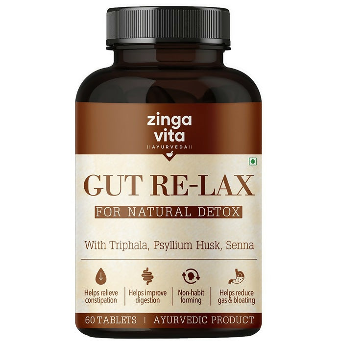 Zingavita Gut Re-Lax Tablets for Natural Detox - Distacart