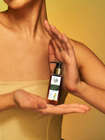 Thumbnail for Life Purified Bahyasnehana Almond Oat Moisturiser - Body Lotion - Cucumber