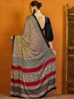 Thumbnail for NOZ2TOZ Women's Satin Magenta Printed Designer Saree With Blouse Piece - Distacart