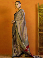 Thumbnail for NOZ2TOZ Women's Satin Magenta Printed Designer Saree With Blouse Piece - Distacart