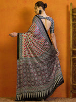 Thumbnail for NOZ2TOZ Women's Satin Red Printed Designer Saree With Blouse Piece - Distacart