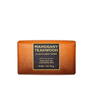 Bath & Body Works Mahogany Teakwood Shea Butter Cleansing Bar - Distacart