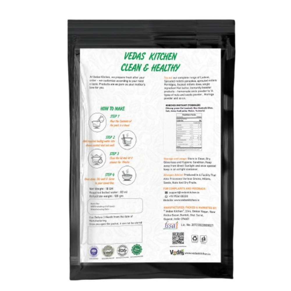 Vedas Kitchen Khichdi Instant (Toddler) - Dista