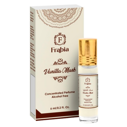Frabia Vanilla Musk Perfume Oil Roll-On - Dista
