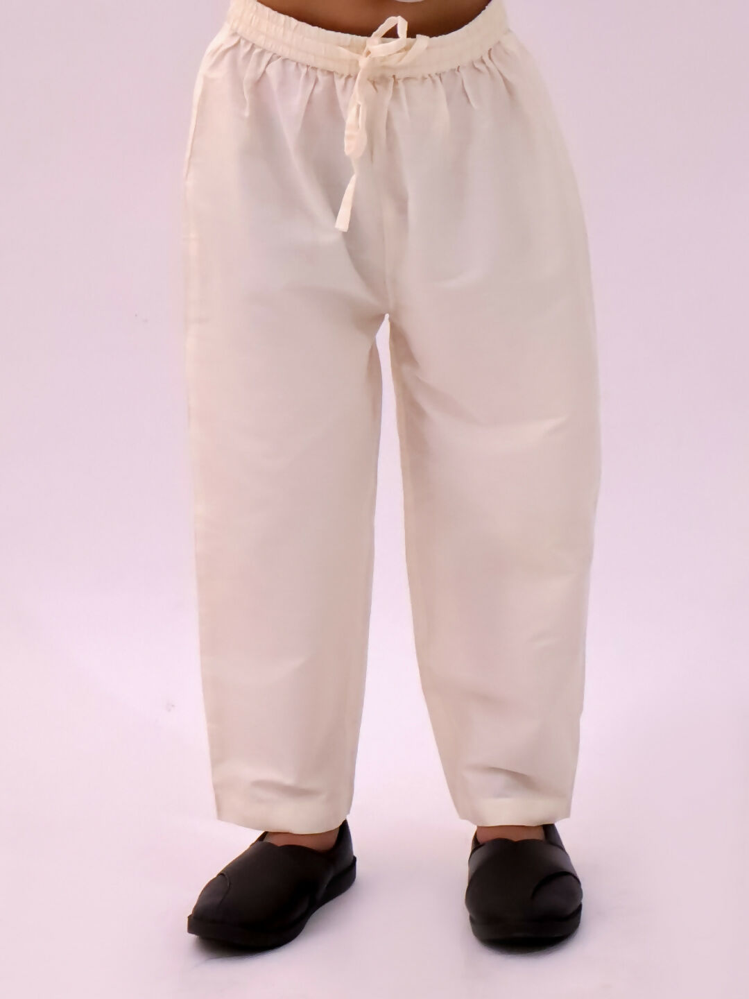 Lil Drama Mishti Off White Kurta Pyjama Set For Boys