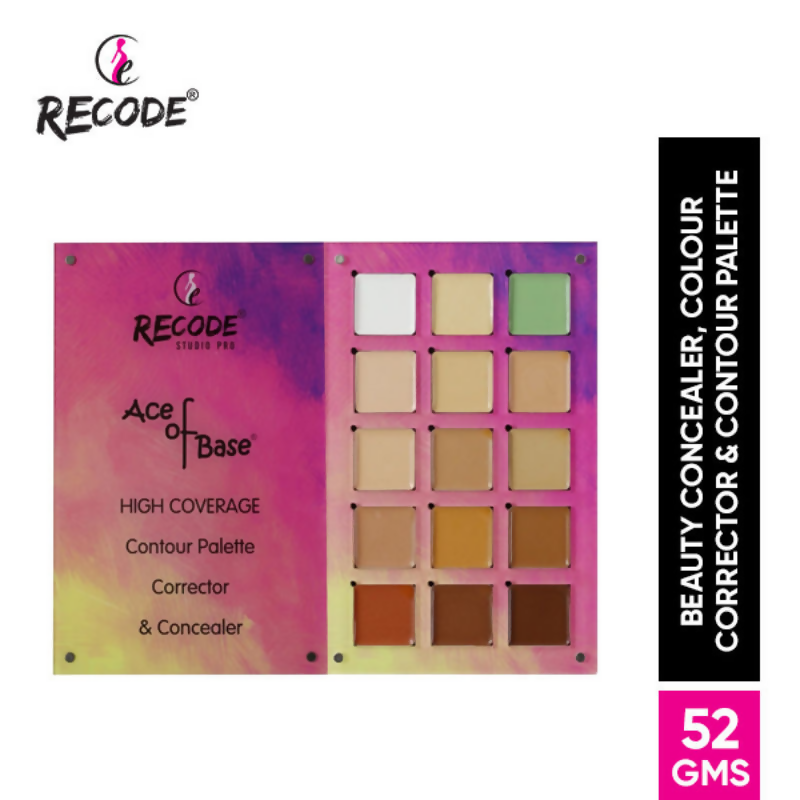 Recode Beauty Concealer, Colour Corrector & Contour Palette - Distacart