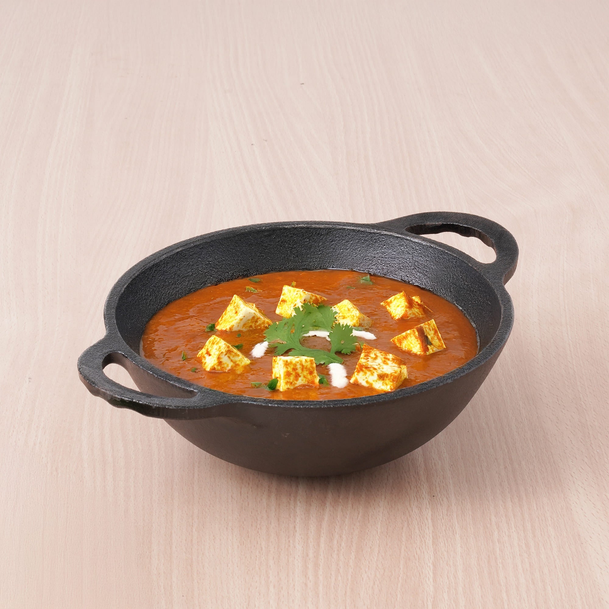 The Indus Valley CASTrong Cast Iron Kadai, Pre-seasoned, Nonstick, 100% Pure, Toxin-free, 20.3cm, 1.4L, 1.5kg - Distacart