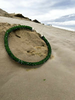 Thumbnail for Inhanns Noor-E-Jalwa – Handmade Crystal Bead Necklace -Adjustable - Green Only Necklace - Distacart