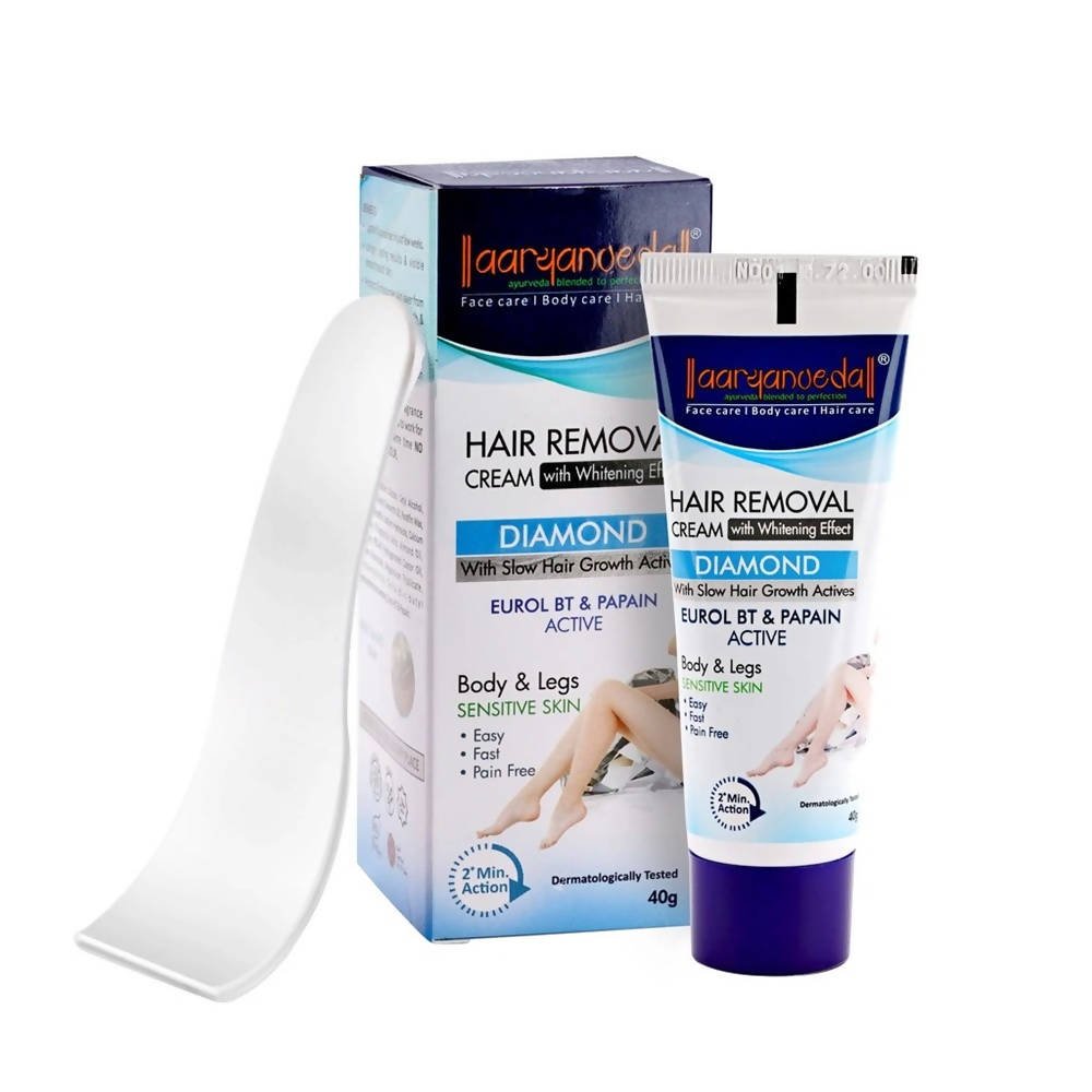 Aaryanveda Diamond Hair Removing Cream With Whitening Effect