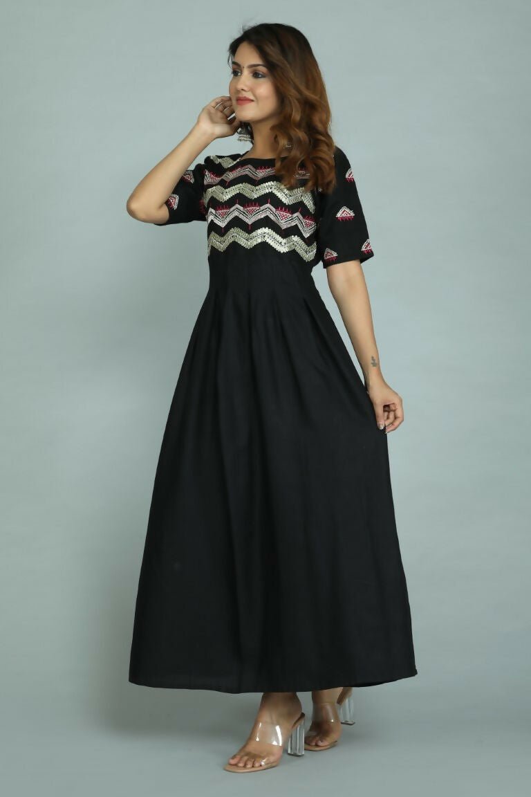 Alvano Printed Stylish Anarkali Kurti for Women and Girls Rayon Embroidery - Distacart