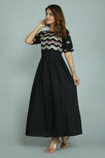 Thumbnail for Alvano Printed Stylish Anarkali Kurti for Women and Girls Rayon Embroidery - Distacart