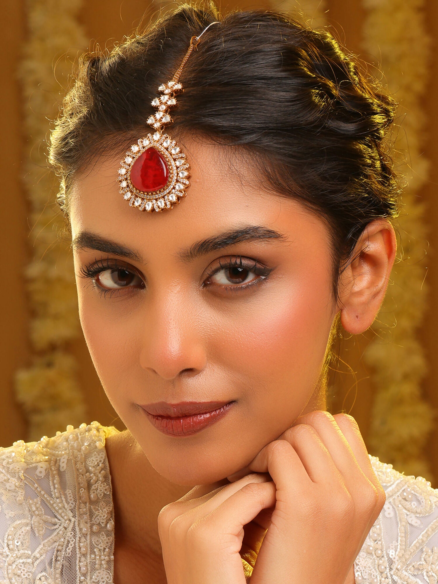 Ruby Raang Laal Shringar Tikka - Distacart