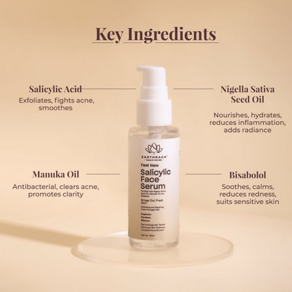Earthraga Salicylic Face Serum - Distacart