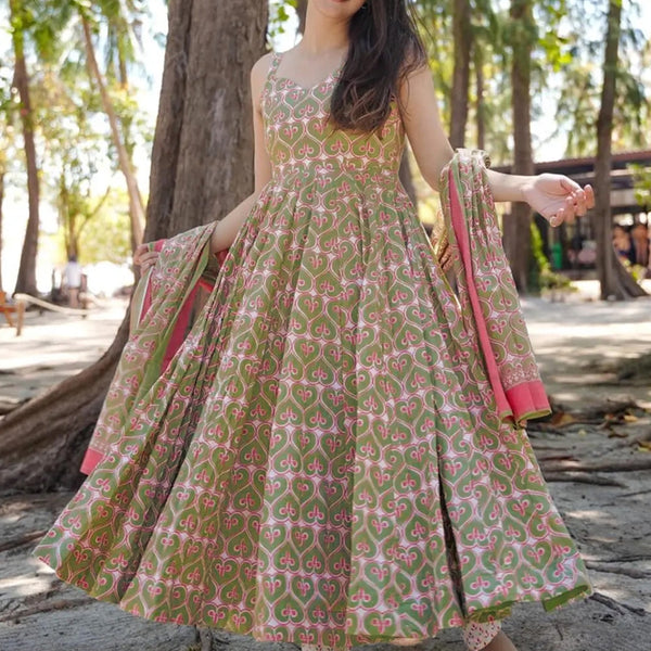 Vegaa Fashion Multi Color Muslin Digital Print Designer Salwar Suit - Distacart