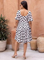 Thumbnail for Vegaa Fashion Off White Rayon Digital Print Designer Western Gown - Distacart