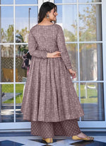 Thumbnail for Vegaa Fashion Onion Pink Pure Muslin Digital Printed Designer Salwar Suit - Distacart