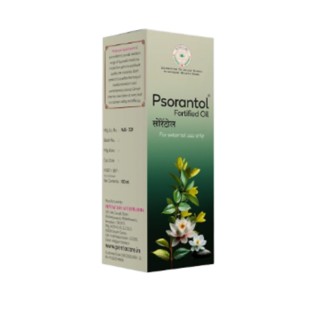 Pentacare Ayurveda Psorantol Fortified Oil - Distacart