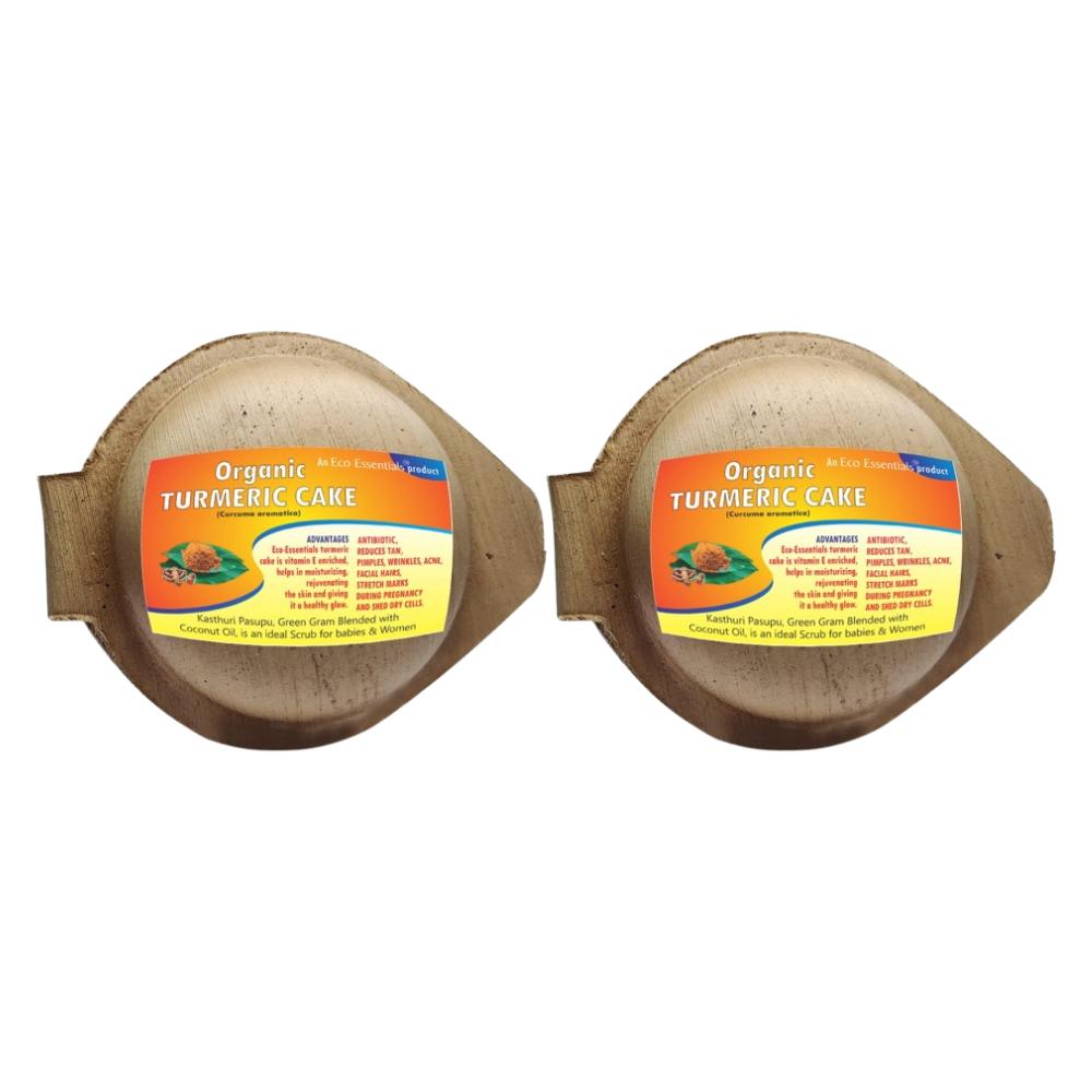 Eco Essentials Organic Turmeric Cake (Soap) - Distacart