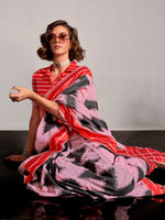 Thumbnail for NOZ2TOZ Women's Silk Blend Mauve Woven Design Designer Saree With Blouse Piece - Distacart