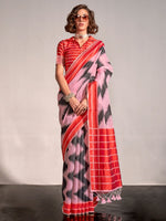 Thumbnail for NOZ2TOZ Women's Silk Blend Mauve Woven Design Designer Saree With Blouse Piece - Distacart