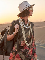 Thumbnail for NOZ2TOZ Women's Tissue Black Printed Designer Saree With Blouse Piece - Distacart