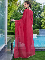 Thumbnail for Embroidered Kurta With Pant And Dupatta Set, Multicolor - Hiral Fashion - Distacart