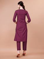 Thumbnail for Printed & Embroidered Kurta With Pant And Dupatta Set, Multicolor - Hiral Fashion - Distacart