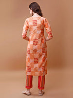 Thumbnail for Embroidered And Floral Printed Kurta With Pant & Dupatta, Multicolor - Hiral Fashion - Distacart