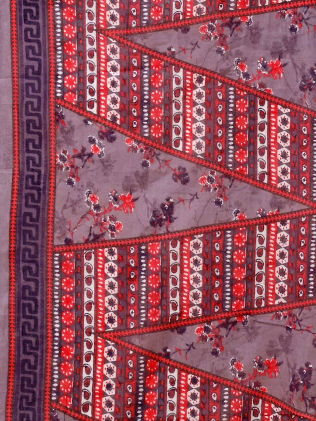 Embroidered And Floral Printed Kurta With Pant & Dupatta, Multicolor - Hiral Fashion - Dista