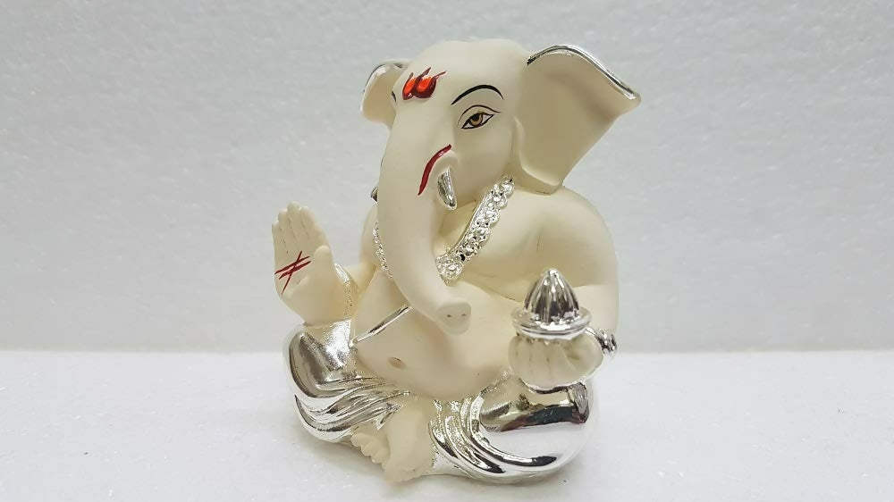 Gold Art India Ceramic Ganesh Idol - Distacart