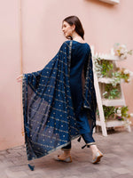 Thumbnail for Sequined Embroidered Kurta With Pant & Embroidered Dupatta Premium Luxury, Multicolor - Hiral Fashion - Distacart