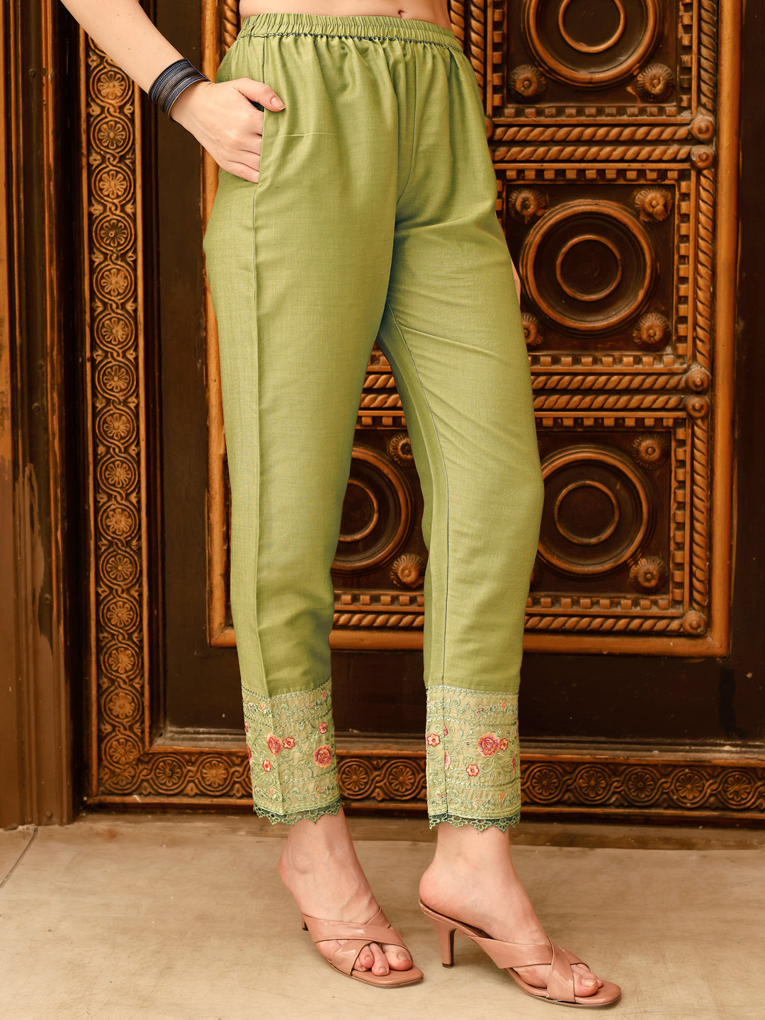 Pakistani Embroidered Kurta With Embroidered Pant & Embroidered Dupatta Premium Luxury, Multicolor - Hiral Fashion - Distacart
