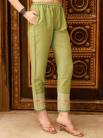 Thumbnail for Pakistani Embroidered Kurta With Embroidered Pant & Embroidered Dupatta Premium Luxury, Multicolor - Hiral Fashion - Distacart