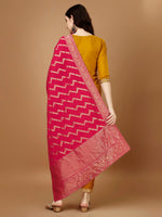 Thumbnail for Embroidered Kurta With Pant & Banarasi Jacquard Dupatta, Multicolor - Hiral Fashion - Distacart
