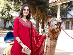Thumbnail for Hand Embroidered Kurta With Pant & Banarasi Dupatta Luxury, Multicolor - Hiral Fashion - Distacart