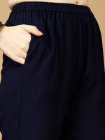 Thumbnail for Hand Embroidered & Printed Kurta With Pant & Dupatta, Multicolor - Hiral Fashion - Distacart