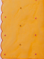 Thumbnail for Hand Embroidered Kurta With Pant & Embroidered Organza Dupatta, Multicolor - Hiral Fashion - Distacart