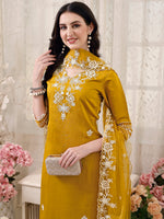 Thumbnail for Pakistani Embroidered Kurta With Pant & Embroidered Dupatta Premium Luxury, Multicolor - Hiral Fashion - Distacart
